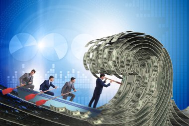 İş adamı, takımına dolar dalgası içinde liderlik ediyor.