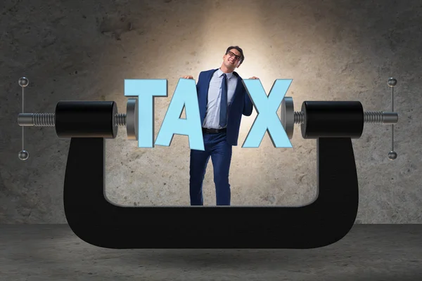 Бизнес-концепция налоговой нагрузки — стоковое фото