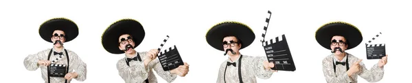 Drôle mexicain avec film board — Photo