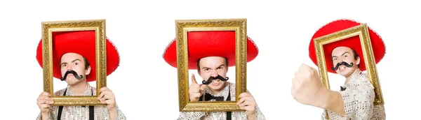 Funny mexican isolated on the white — Stock Photo, Image