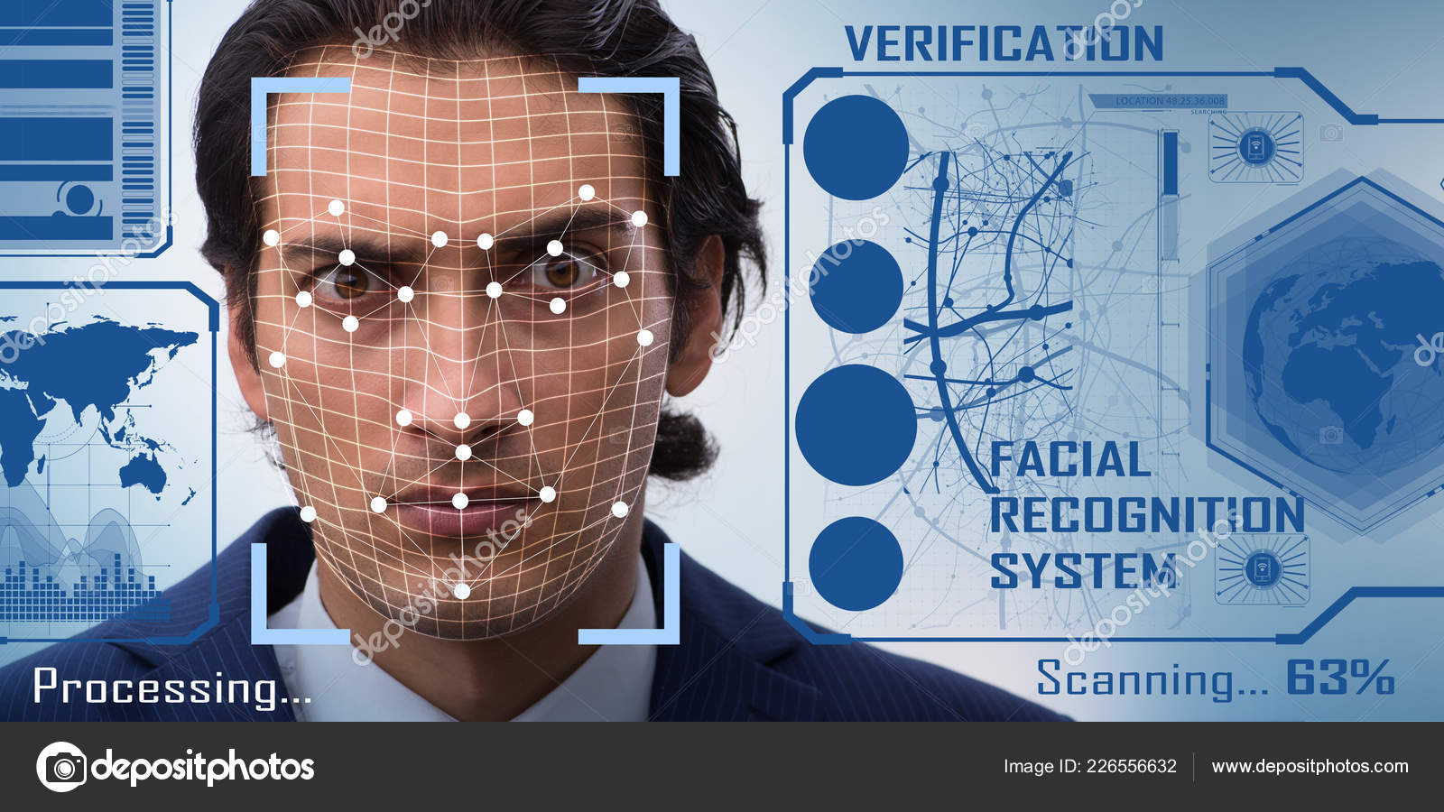 Conceito De Software E Hardware De Reconhecimento Facial Fotos Imagens De C Elnur Conceito De Software E Hardware De Reconhecimento Facial Fotos Imagens De C Elnur