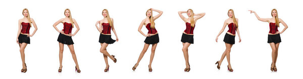 Женщина в модной одежде