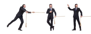 Genç işadamının ipi beyaza çekmesi