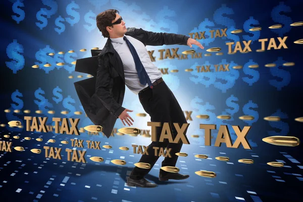 Business concept of tax payments burden — Stock Photo, Image