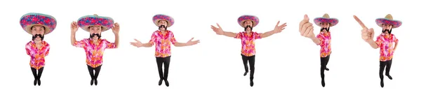 Rolig mexikan med sombrero hatt — Stockfoto