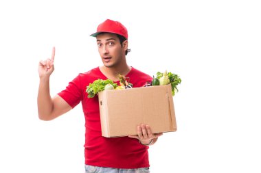 Beyaz arkaplanda izole edilmiş alışveriş konsepti