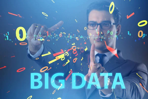 Big data koncept med data mining analytiker — Stockfoto