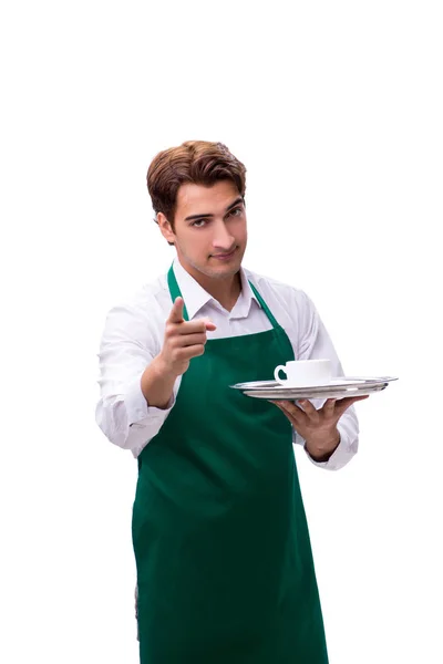 Jonge ober geïsoleerd op witte achtergrond — Stockfoto