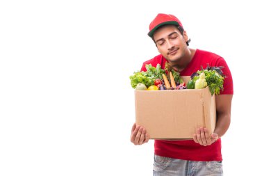 Beyaz arkaplanda izole edilmiş alışveriş konsepti