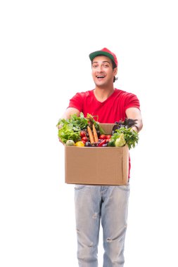 Beyaz arkaplanda izole edilmiş alışveriş konsepti