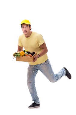 Beyaz arkaplanda izole edilmiş alışveriş konsepti