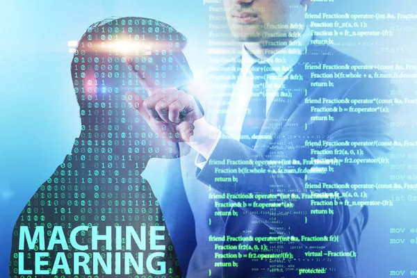 Machine Learning Concept Modern Technology — Stock Photo, Image