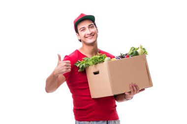 Beyaz arkaplanda izole edilmiş alışveriş konsepti