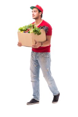 Beyaz arkaplanda izole edilmiş alışveriş konsepti