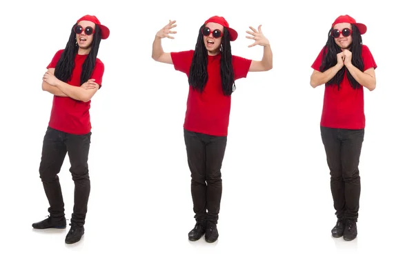 Young man with long dreads — Stock Photo, Image