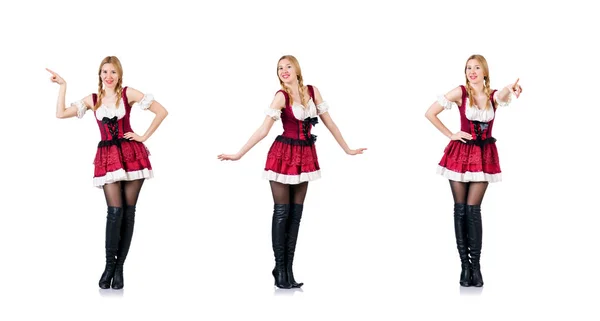 Young woman in traditional german costume — Stock Photo, Image