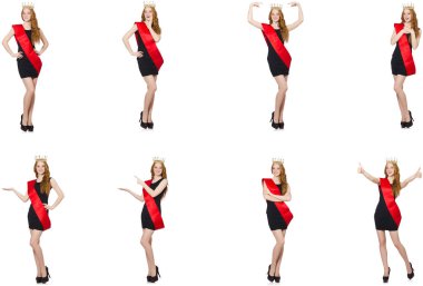 Siyah elbiseli yarışmasında Beaty Kraliçe  