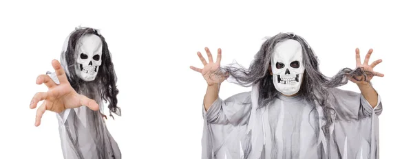 Homem assustador no conceito de Halloween — Fotografia de Stock