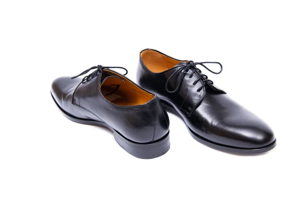 Black shoes isolated on white background — Stock Photo, Image
