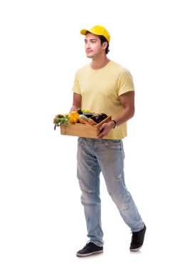 Beyaz arkaplanda izole edilmiş alışveriş konsepti