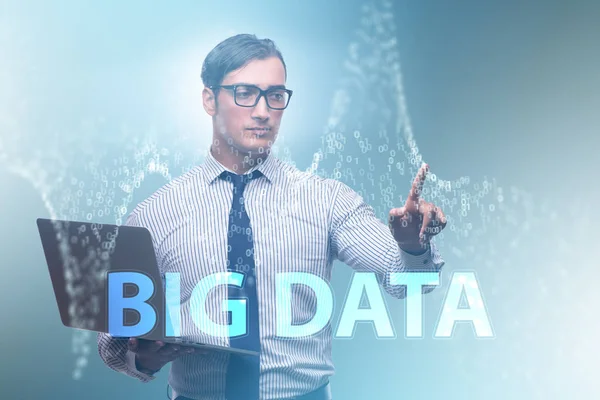 Big Data-Konzept mit Data-Mining-Analyst — Stockfoto