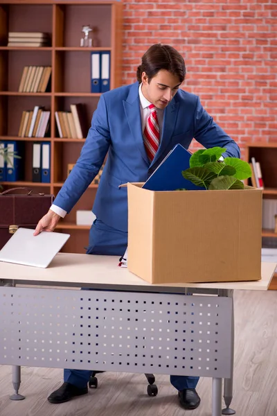 Young person being fired from his work — Stock Photo, Image