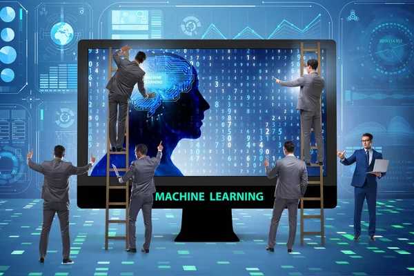 Machine Learning Concept Modern Technology — Stock Photo, Image