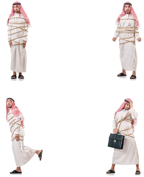 Arab ember kötelet kötve — Stock Fotó