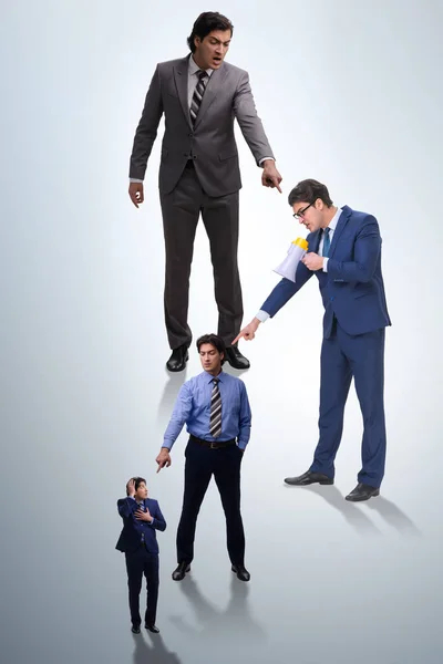 Businessmen blaming each other for failures — Stock Photo, Image