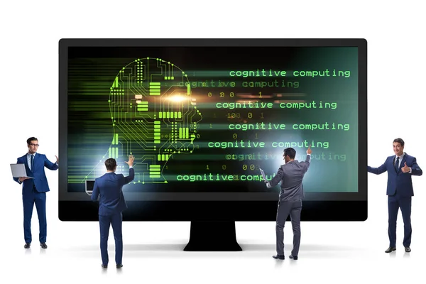 Cognitive computing and machine learning concept