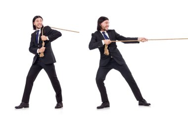 Genç işadamının ipi beyaza çekmesi