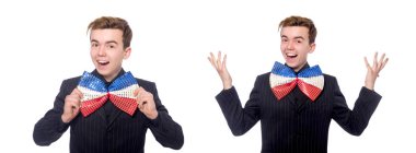 Dev papyonlu komik adam.