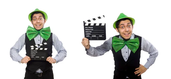 Funny man in saint patrick holiday concept — Stock Photo, Image