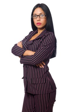 Güzel latin erkek beyaz izole 