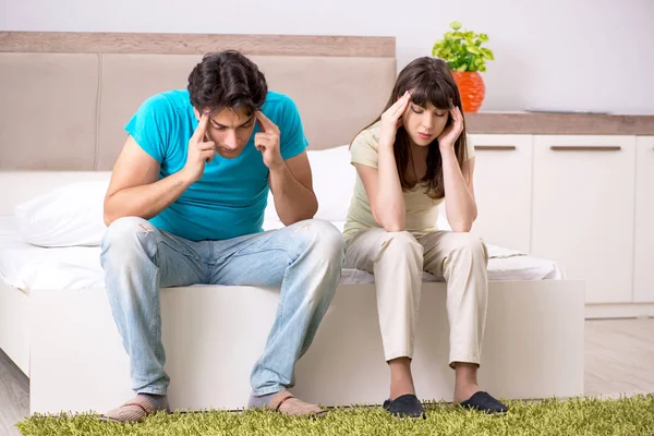 Young family having problems in relationships — Stock Photo, Image