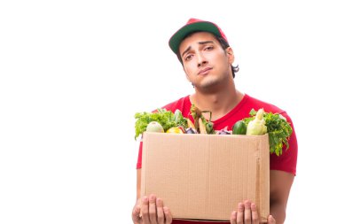 Beyaz arkaplanda izole edilmiş alışveriş konsepti