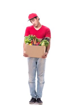 Beyaz arkaplanda izole edilmiş alışveriş konsepti