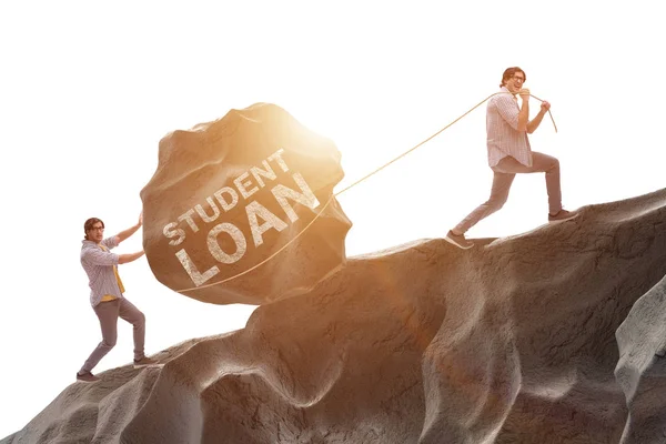 Concept of student loan and expensive education — Stock Photo, Image