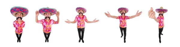 Rolig mexikan med sombrero hatt — Stockfoto