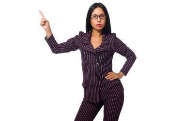 Güzel latin erkek beyaz izole 