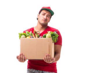 Beyaz arkaplanda izole edilmiş alışveriş konsepti