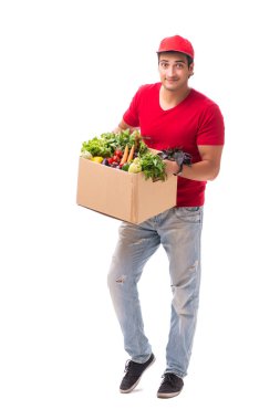 Beyaz arkaplanda izole edilmiş alışveriş konsepti