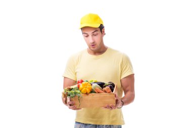 Beyaz arkaplanda izole edilmiş alışveriş konsepti