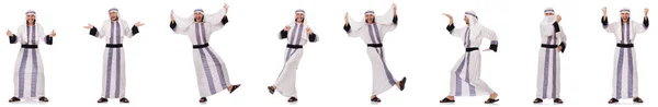 흰색 배경에 고립 된 남성 아랍 — 스톡 사진