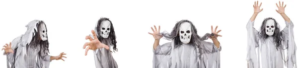 Hombre asustadizo en el concepto de Halloween — Foto de Stock