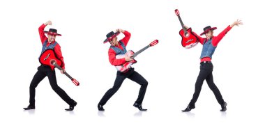 Gitarist beyazı izole etti