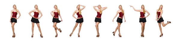 Женщина в модной одежде