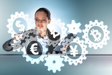 Bitcoin de dahil olmak üzere çeşitli ana para kavramı