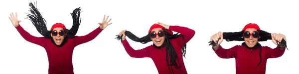 Jonge Man Met Lange Dreadlocks — Stockfoto