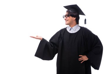 Yakışıklı delikanlı üniversiteden mezun olduktan